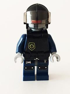 LEGO Minifigure-Robo SWAT with Helmet and Body Armor (70815)-The LEGO Movie-TLM069-Creative Brick Builders